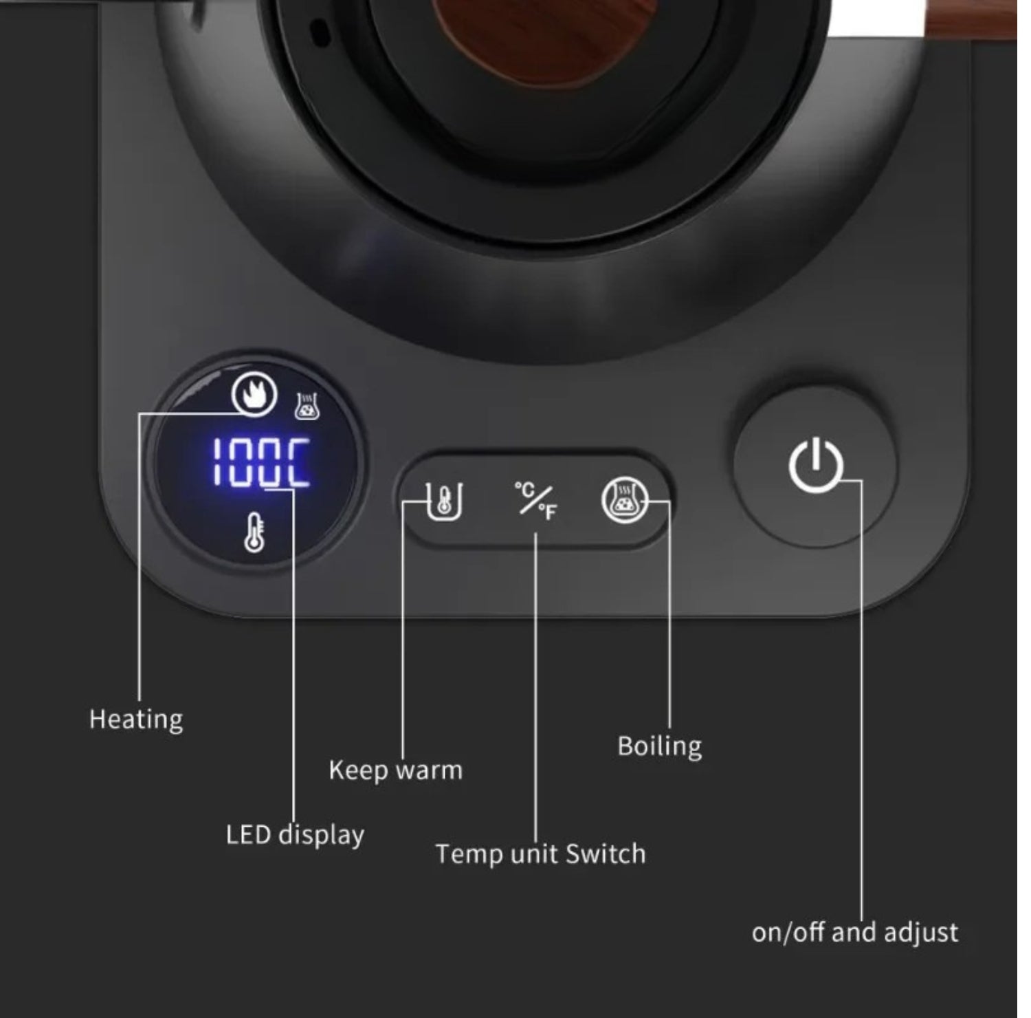 900ML Electric Gooseneck Kettle