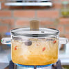Heat Resistant Glass Cooking Pot