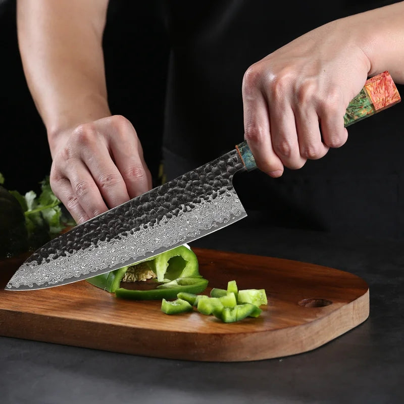 Handmade Forged Damascus Steel Chef Knife