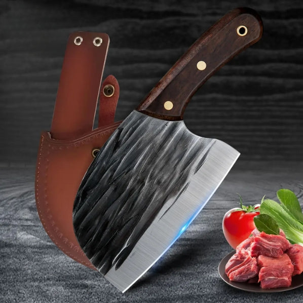 Butcher Knife with Sheath