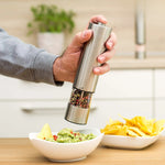 Electric Salt and Pepper Grinder Set