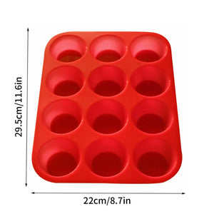 12 Cup Silicone Muffin Tray