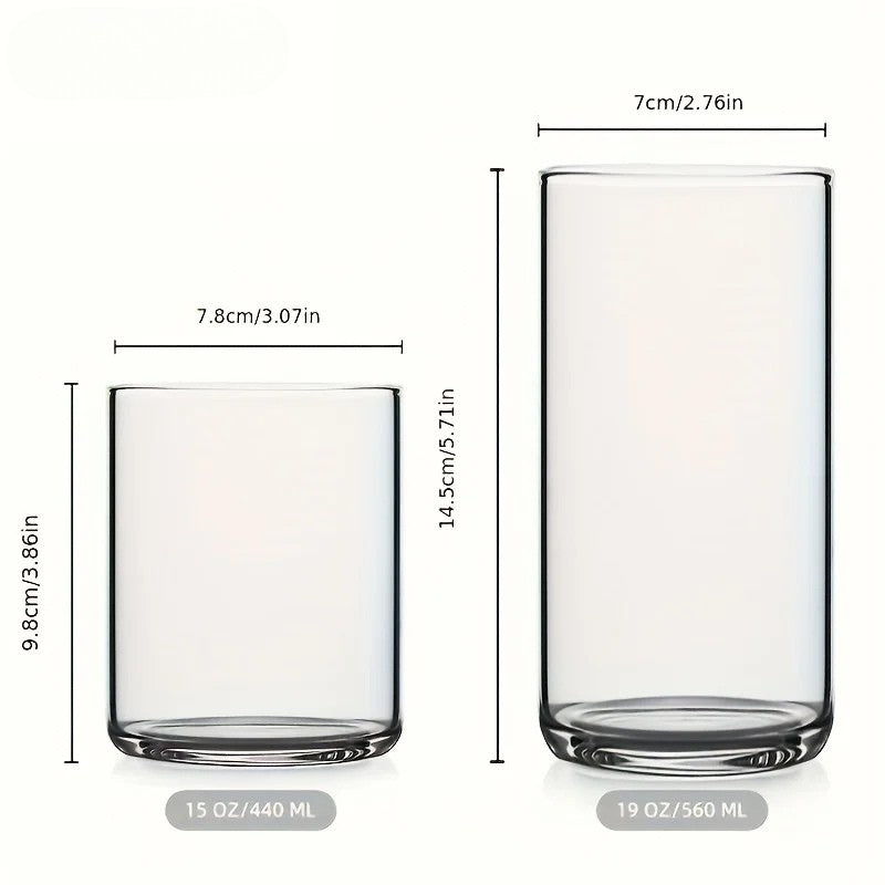 4PCS Drinking Glasses Set