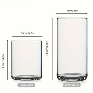 4PCS Drinking Glasses Set