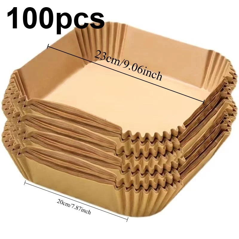 50-150PCS Air Fryer Disposable Baking Paper